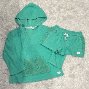 Roxy Girls Mint Green Apparel Set